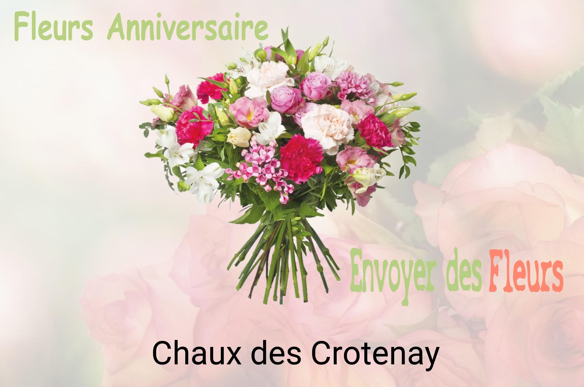 Bouquet de fleurs d’anniversaire livré à Chaux-des-Crotenay