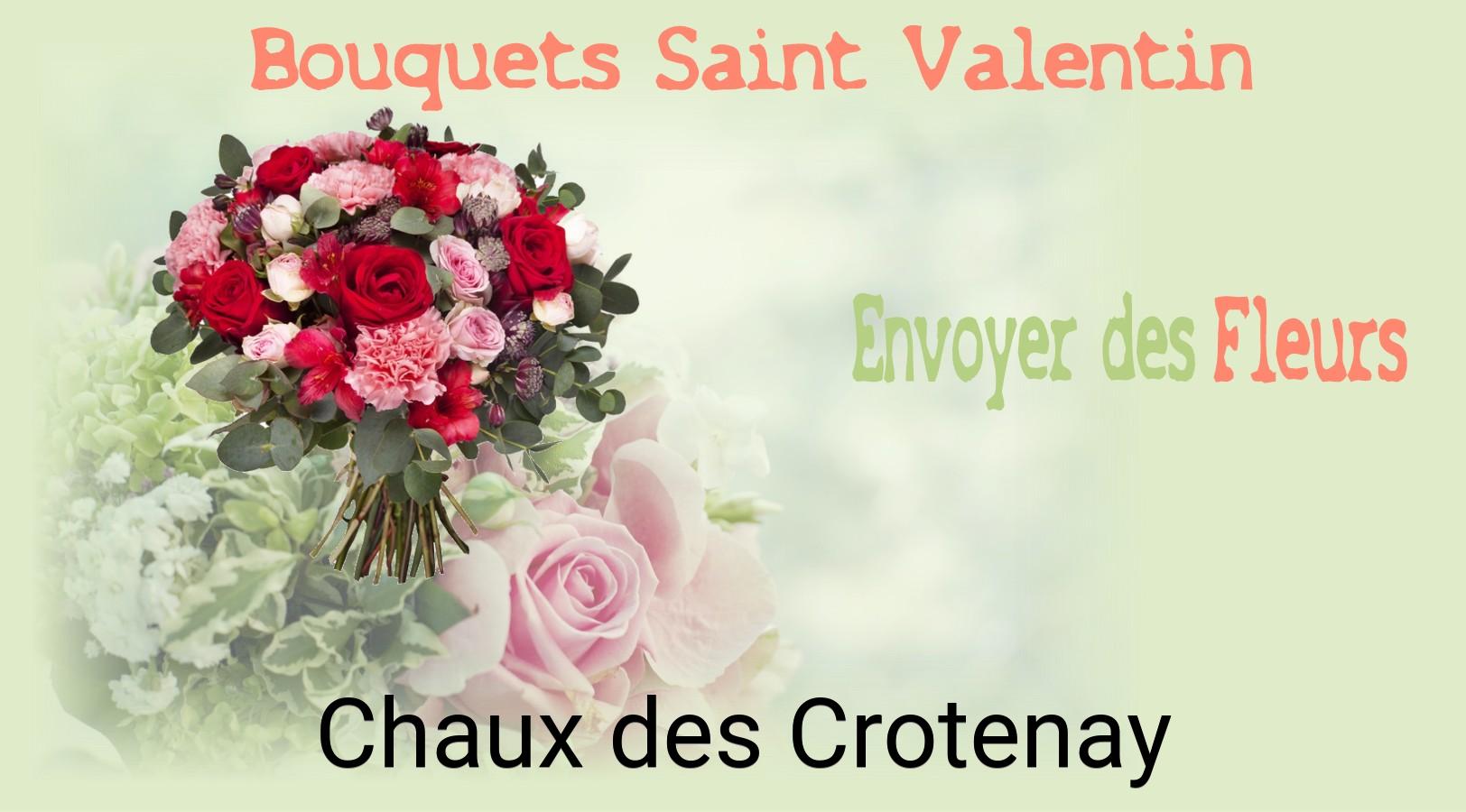 Roses de Saint-Valentin livrées à Chaux-des-Crotenay